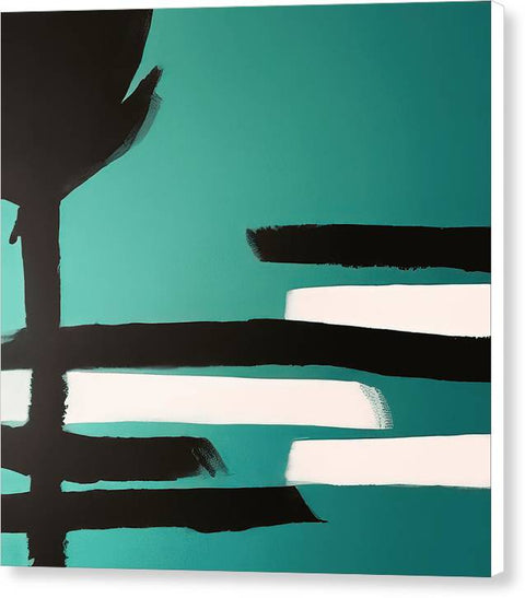 Abstract Palm Tree Dreamscape - Canvas Print