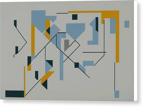 Geometric Wall Symphony - Canvas Print
