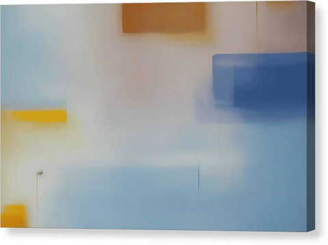 A painting of an abstract painting in a large white painting sprayed on a white wall