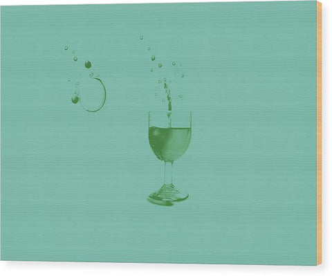 a place mat of placemats that someone is pouring a bottle of wine into a