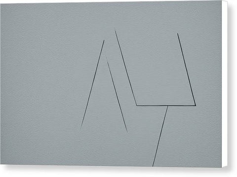 The Gray Tile Trackpad - Canvas Print