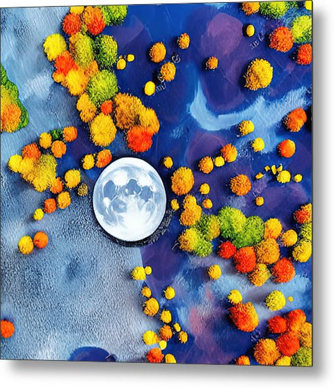A softcover art board with colorful images of Earth next to one another.