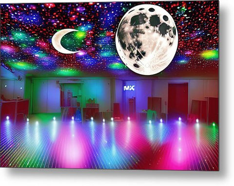 This is one of the rooms located at a club in a large and commercial space.