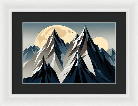 Celestial Mountain Majesty - Framed Print