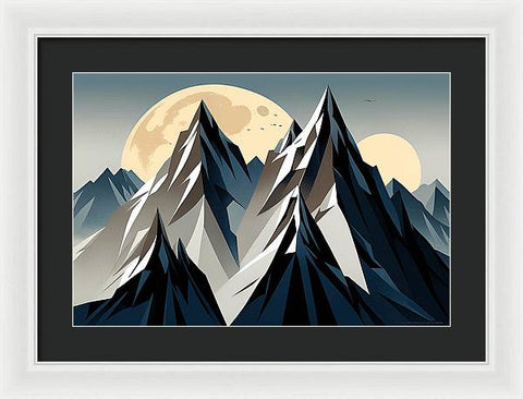 Celestial Mountain Majesty - Framed Print