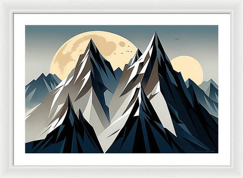 Celestial Mountain Majesty - Framed Print