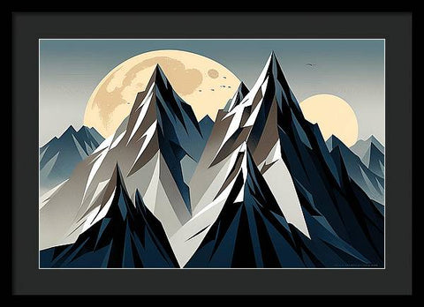 Celestial Mountain Majesty - Framed Print