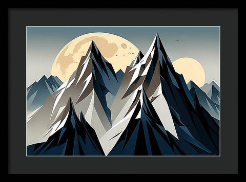 Celestial Mountain Majesty - Framed Print