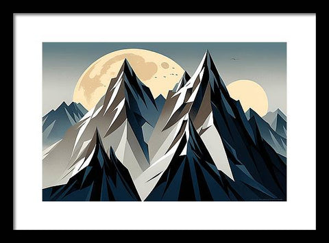 Celestial Mountain Majesty - Framed Print