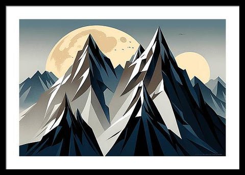 Celestial Mountain Majesty - Framed Print