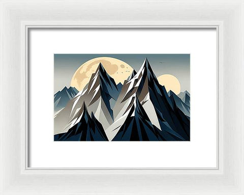 Celestial Mountain Majesty - Framed Print