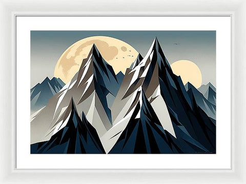 Celestial Mountain Majesty - Framed Print