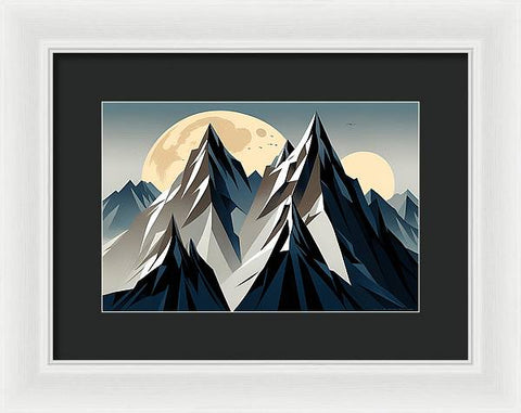 Celestial Mountain Majesty - Framed Print