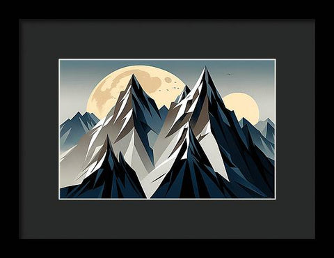 Celestial Mountain Majesty - Framed Print