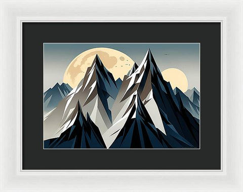 Celestial Mountain Majesty - Framed Print