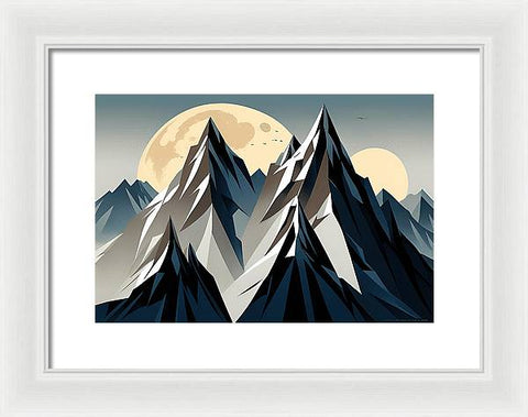 Celestial Mountain Majesty - Framed Print