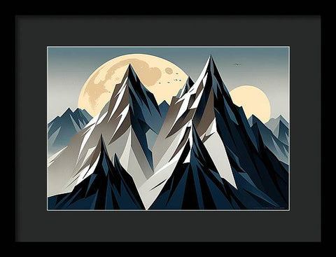 Celestial Mountain Majesty - Framed Print