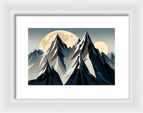 Celestial Mountain Majesty - Framed Print