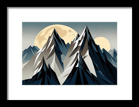 Celestial Mountain Majesty - Framed Print