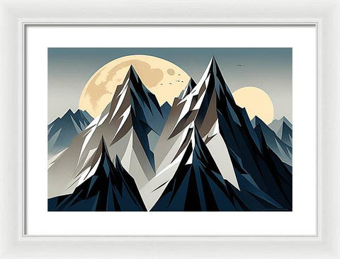 Celestial Mountain Majesty - Framed Print