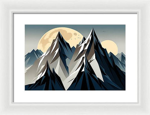 Celestial Mountain Majesty - Framed Print