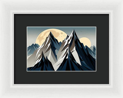 Celestial Mountain Majesty - Framed Print