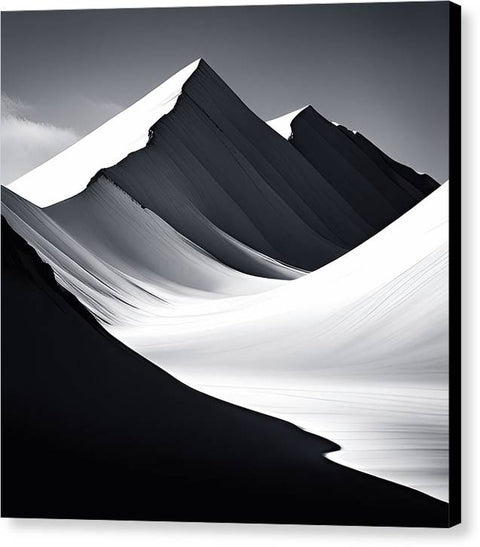 Frosted Peak of Power - Canvas Print