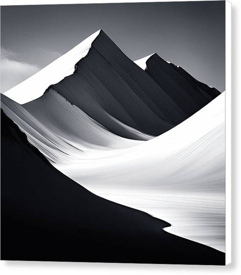 Frosted Peak of Power - Canvas Print