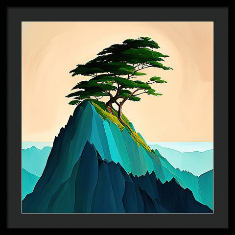 Life on the Mountain: A Solo Journey - Framed Print