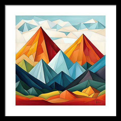 Unbounded Splendor of the Mountains - Framed Print