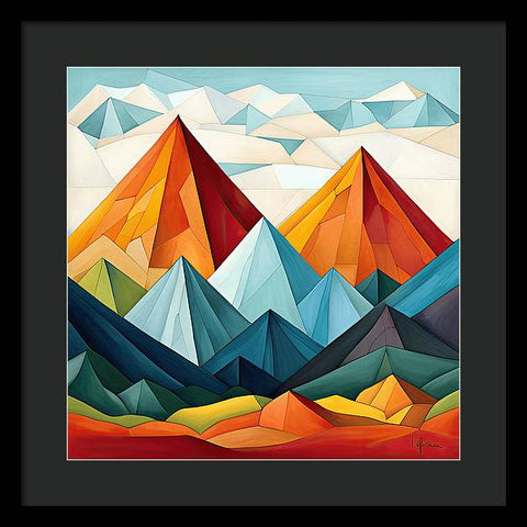 Unbounded Splendor of the Mountains - Framed Print