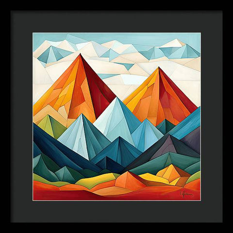 Unbounded Splendor of the Mountains - Framed Print