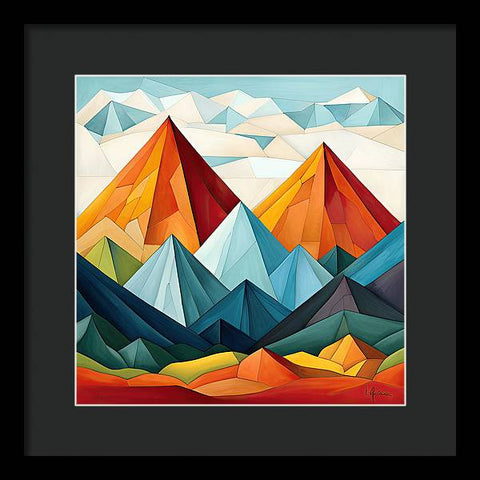 Unbounded Splendor of the Mountains - Framed Print