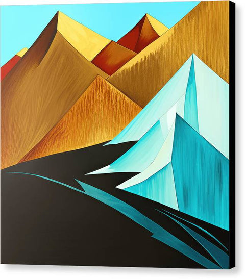 Majestic Mountainscape - Canvas Print