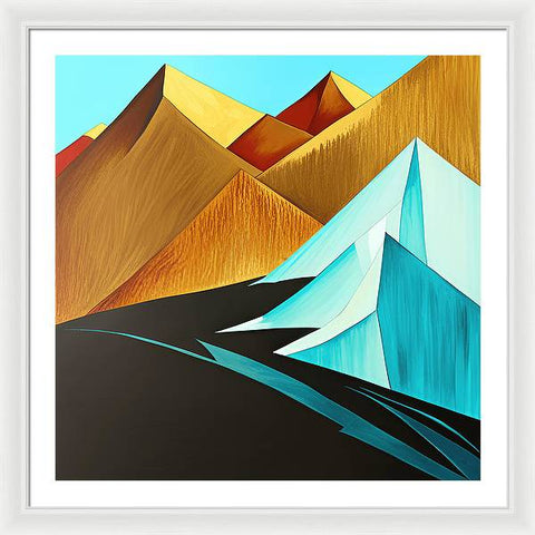 Majestic Mountainscape - Framed Print