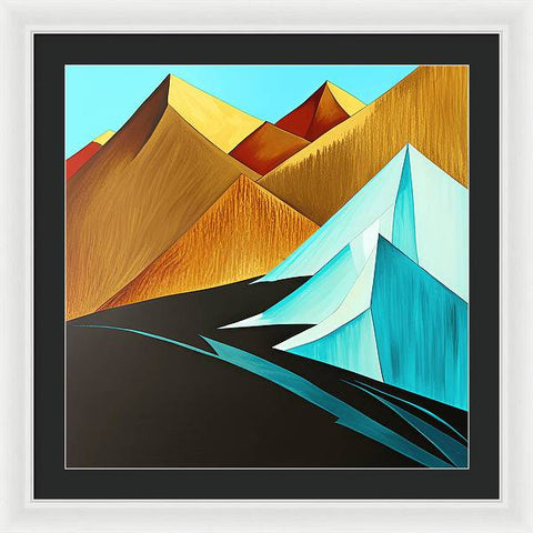 Majestic Mountainscape - Framed Print