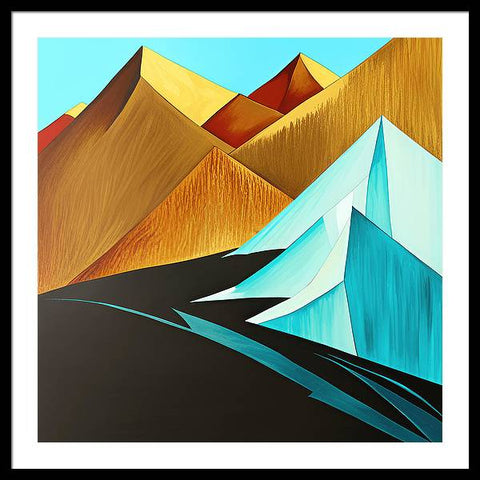 Majestic Mountainscape - Framed Print