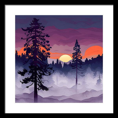 Sunset Vista - Framed Print