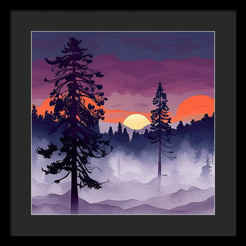 Sunset Vista - Framed Print