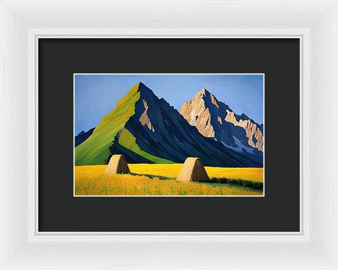 Mountain Valley Dreamscape - Framed Print