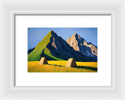 Mountain Valley Dreamscape - Framed Print