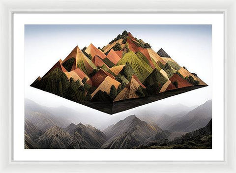 The Peak of Nature's Beauty - Framed Print