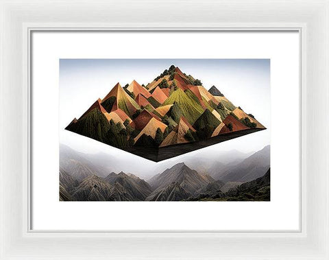 The Peak of Nature's Beauty - Framed Print