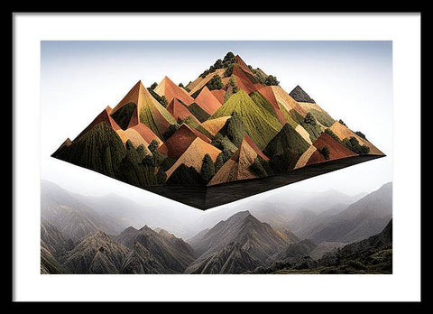 The Peak of Nature's Beauty - Framed Print