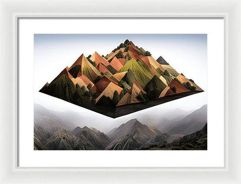 The Peak of Nature's Beauty - Framed Print