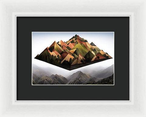 The Peak of Nature's Beauty - Framed Print