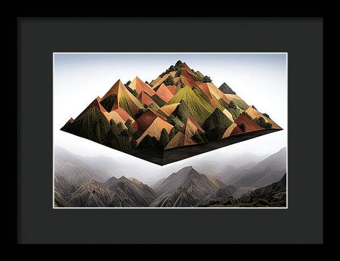 The Peak of Nature's Beauty - Framed Print