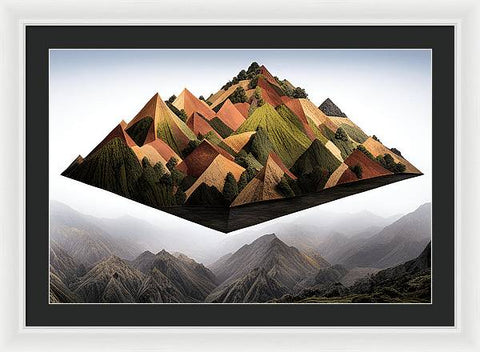 The Peak of Nature's Beauty - Framed Print