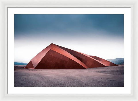 Desert Fortress - Framed Print