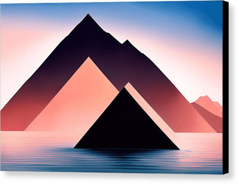 Vastness of the Mountain Peaks - Canvas Print